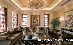 196平米雍容华贵欧式风格大户型装修效果图