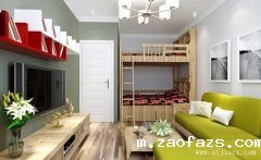 自然风情无限的现代风格小户型装修效果图