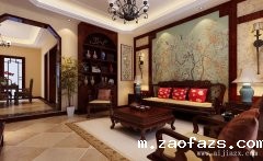 154平米典雅混搭风格三居室装修效果图