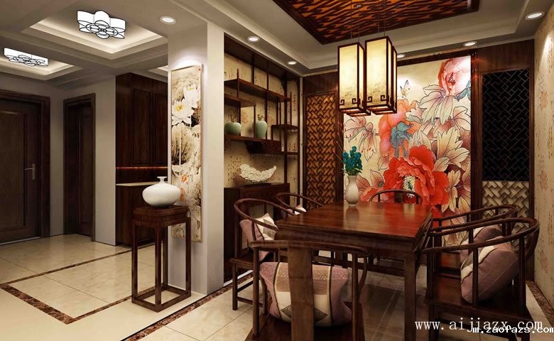 古典韵味的中式风格餐厅装修效果图
