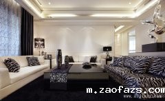 白色纯净的华美欧式风格三居室装修装修效果图