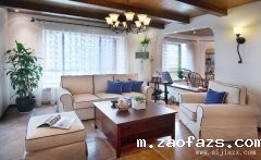 明亮舒适的怀旧地中海风格客餐厅装修效果图