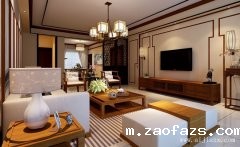 素雅大方的简约新中式风格小户型装修效果图