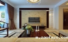 低调舒适的高雅新中式风格客餐厅装修效果图