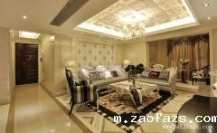 雍容奢华的大气新古典风格客厅装修效果图