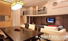 郑州60平米小型复式楼全开放式空间的现代风格装