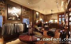 环境幽雅的复古服装专卖店铺装修效果图