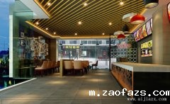 简单舒适的个性餐馆装修效果图