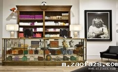 简单时尚的潮流美发店铺装修效果图