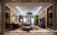 220平米精致奢华的简约欧式风格超大户型装修效