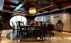 端庄典雅的传统中式风格家装餐厅装修效果图