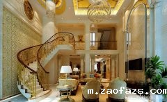 金碧辉煌的380平米华丽欧式风格别墅装修效果图