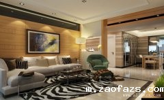 郑州现代简约风格三居室装修效果图