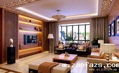 奢华大方的147平米新中式风格大户型装修效果图