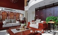 郑州新中式风格别墅装修效果图