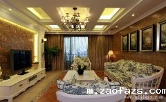 奢华富丽的流行简约欧式风格客厅装修效果图